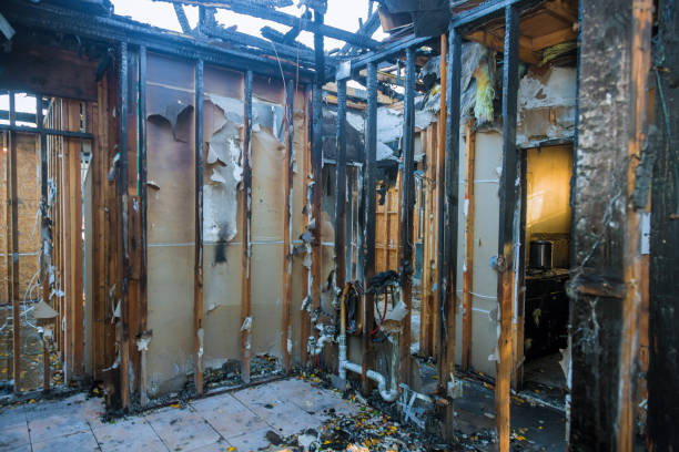 Professional Fire Damage Removal technician working in Farmington, MN